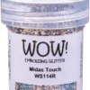 WS114R WOW! Embossing Powder Embossing Glitters - Midas Touch - Regular glitter glimmer holografisk