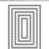 SBD403 Simple and Basic die Lace Edge - Rectangle blondekanter scalloped rektangler rammer baser A6 kort
