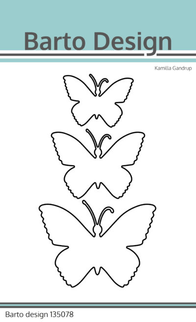 135078 Barto Design die Solid Butterfly sommerfugle