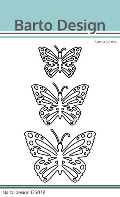 135079 Barto Design die Detailed Butterfly sommerfugle admiral