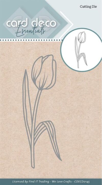 CDECD0145 Card Deco dies Tulip Tulipan Forårsblomster