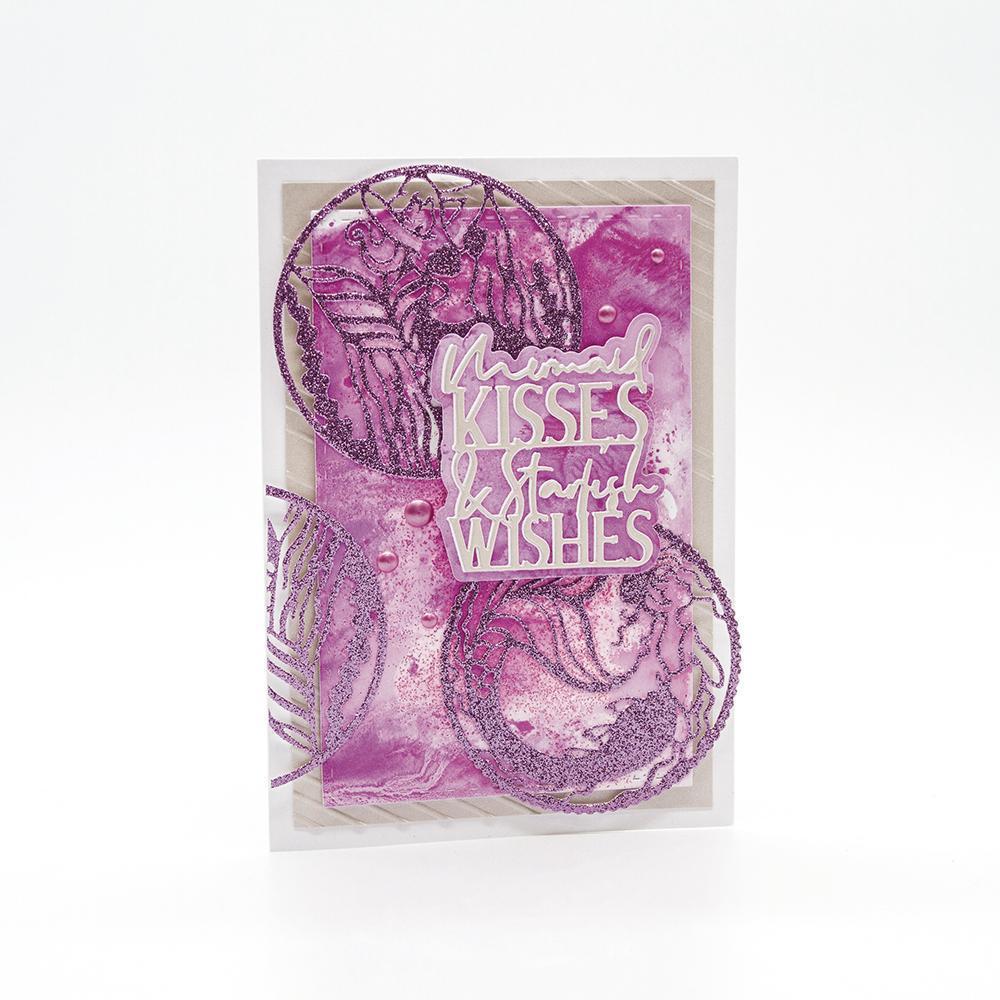 9952E Craft Perfect Glitter Card Berry Fizz lilla glimmer karton papir violet