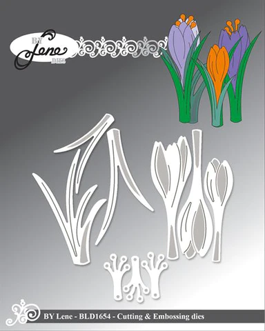 BLD1654 By Lene dies Crocus krokus blomster