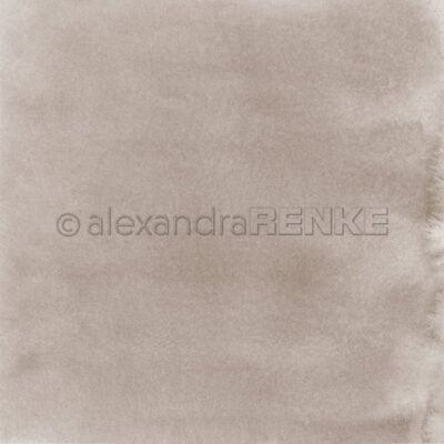 10.0405 Alexandra Renke designpaper Mimi Collection Watercolor Porcini Dark karton papir sandfarvet brunligt
