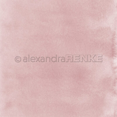 10.0753 Alexandra Renke designpaper Mimi Collection Watercolor Antique Pink karton pink akvarel aquarell lyserød