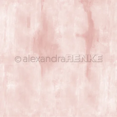 10.1698 Alexandra Renke designpaper Calm Rose lyserød karton papir rosa