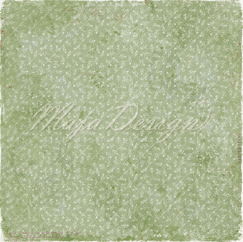 1323 Maja Design karton Mum's Garden - Greenery karton papir grønt