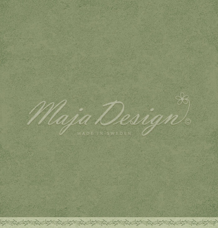 1336 Maja Design karton Mum's Shades - Leaf papir grøn mørkegrøn