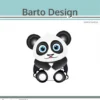 135084 Barto Design Dies Panda pandabjørn bambus bamse