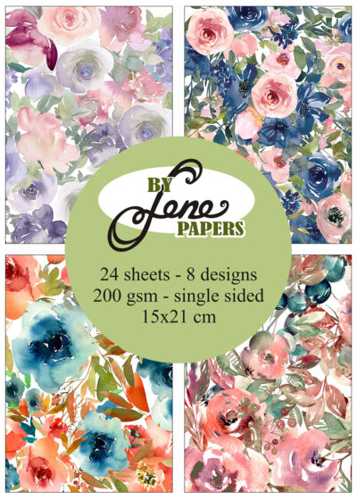 BLP251 By Lene paperpad Flowerpot papir karton blokke blomster