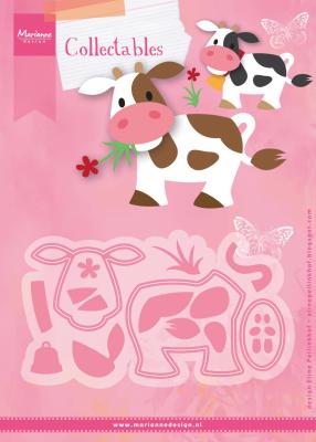 COL1426 Marianne Design die Eline's Cow ko karoline muh blomster
