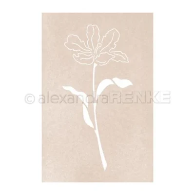 D-AR-FL0303 Alexandra Renke die Negative Flower #5 blomster lilje