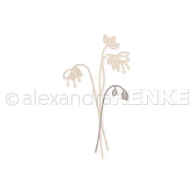 D-AR-FL0311 Alexandra Renke die Drooping Flower blomster bladgrene