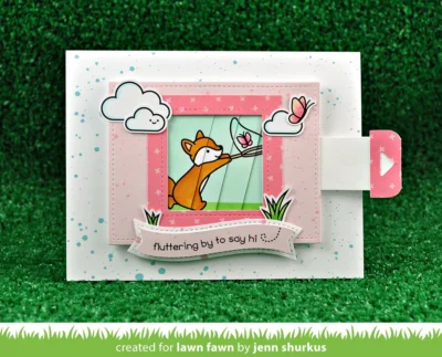 LF1904 Lawn Fawn dies Magic Picture Hanger add-on cutting dies rammer