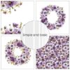 SBP531 Simple and Basic design papers Purple Floral Mood lilla karton papir blomster kranse karton papir