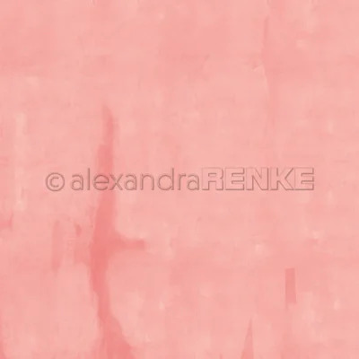 10.1533 Alexandra Renke Design Paper Christmas Calm Coral karton papir lyserød koral akvarel