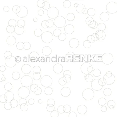 10.2553 Alexandra Renke Design Paper Circles Outline Gold karton papir cirkler cirkel