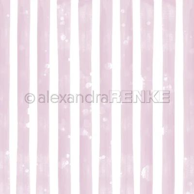 10.2725 Alexandra Renke Design Paper Wide Stripes Vintage Lila karton papir lilla violet brede striber bredstribet