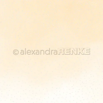 10.3029 Alexandra Renke Design Flurry Petals Mild Orange karton papir lysegul gullig blomsterblade