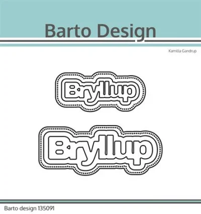 135091 Barto Design Dies Bryllup tekster brudepar brudgom fest