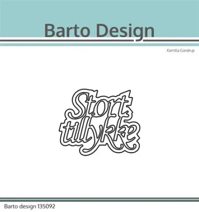 135092 Barto Design Dies Stort Tillykke tekster