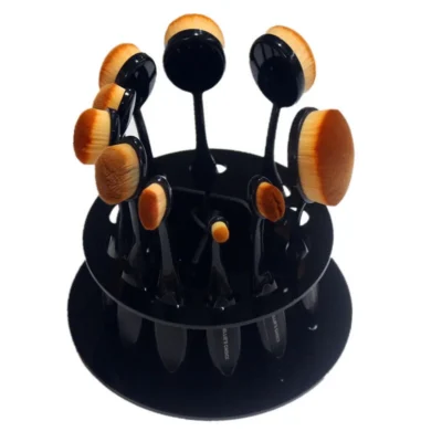 HFB001 Nellie's Choice Mixed Media Tools Holder for Blending Brushes (21x5x3,5cm) opbevaring til makeupbørster ovalbørster blendingbrushes holder karrusel