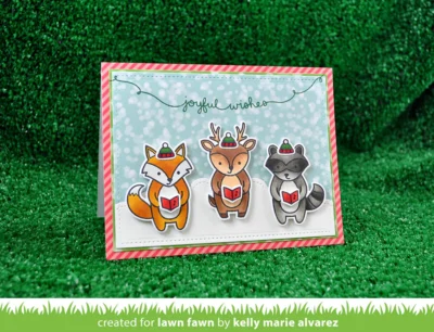 LF938 Lawn Fawn stempel Winter Scripty Sayings stempler tekster english texts juletekster