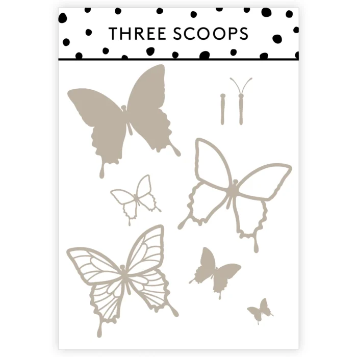 TSCD0398 Three Scoops die Sommerfugle die 1 monarksommerfugl monarch butterfly butterflies