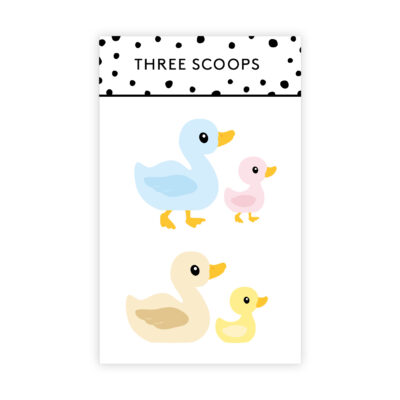 TSCD0402 Three Scoops And og ælling dies fugle ænder and fjerkræ