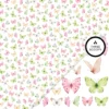 TSD0200 Three Scoops Design karton Smagen af Sommer Sommerfugle Pink Grøn karton papir sommerfugle sommerfugle lyserød lysegrøn