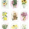 VK9611 Marianne Design A4 Sheets Happy Gardners klippeark 3D ark blomster planter forklæde potter solsikker