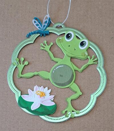 by lene dies bld1675 funny frog frøer