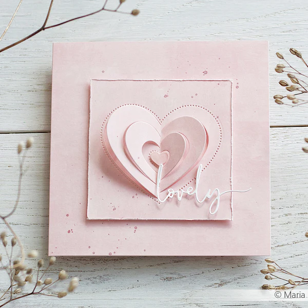 10.2609 Alexandra Renke Design Paper Calm Soft Pink karton papir lyserød pink