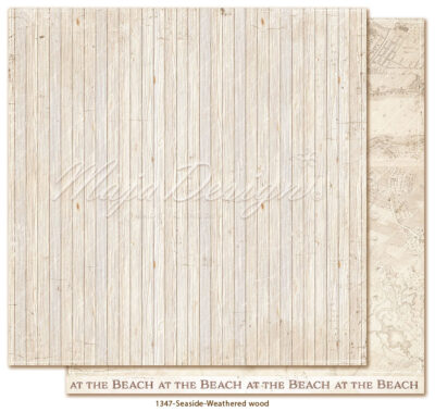 1347 Maja Design karton Seaside Weathered Wood slidt træ gammel træ drivtømmer landkort map