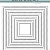 135094 Barto Design Dies Scalloped Square kortbaser firkanter tungekant