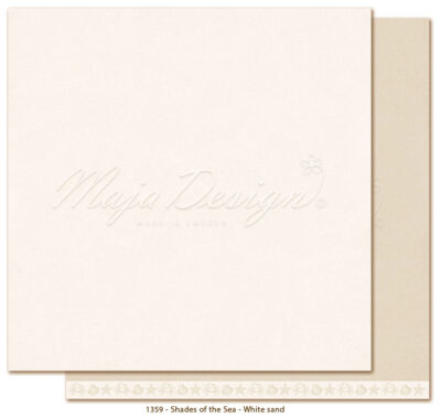 1359 Maja Design karton Shades of the Sea - White Sand beige brun lysebrun