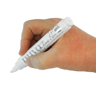 203N NUVO Adhesives - Flat Tip Glue Pen Medium limpen
