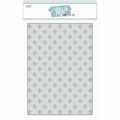 63427 Made with Love die Small Lines Background baggrund coverplate linjer linier