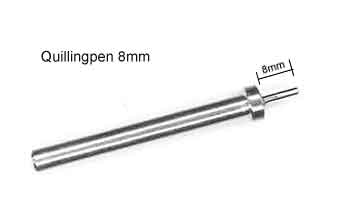 749005 Quillingpen metal med 8mm spids værktøj
