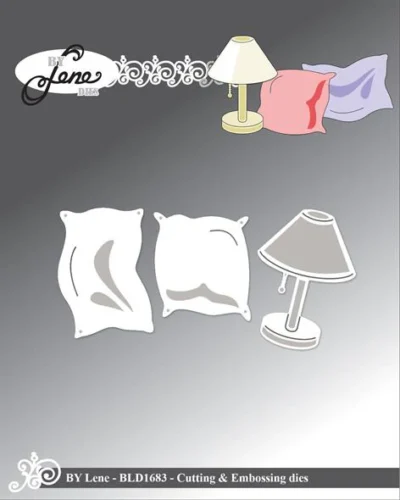 BLD1683 By Lene dies Pillow and Lamp puder lamper