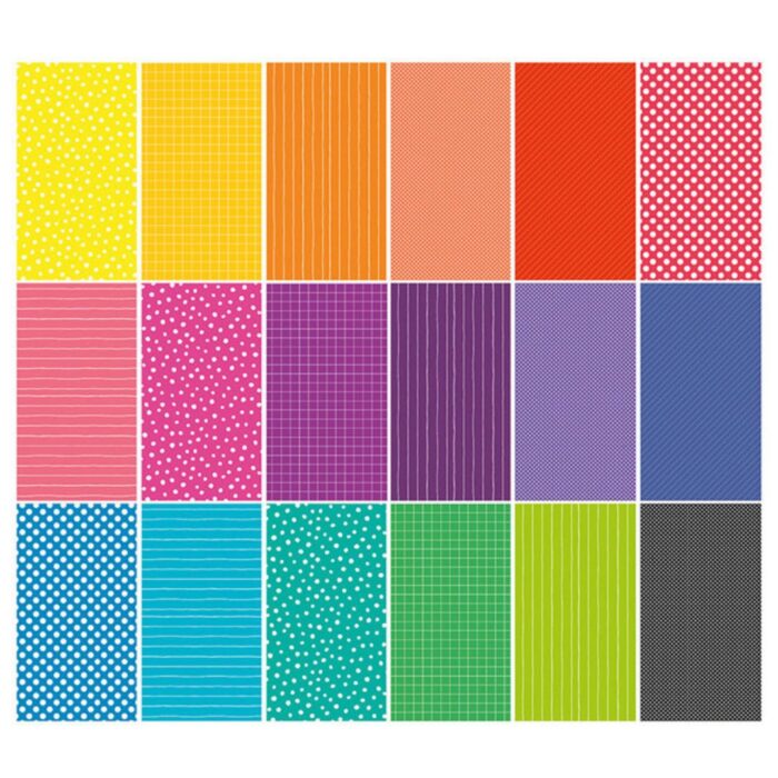 CCL-ES-PP39 Studio Light Paper Pad Brights karton papir prikker striber ternet