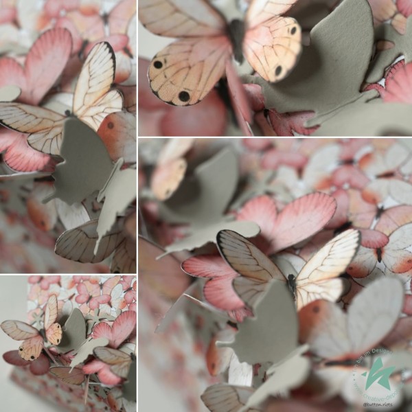 CD-DP-647-Creative Depot Design paper Schmetterlingsgeflatter sommerfugle karton papir