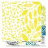 FDPI41916 Florilèges Design Imprimé Yellow 7 karton papir blade gule diecuts