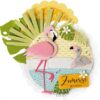 LR0869 Marianne Design dies Monstera Leaf tropisk blad finger filendendron COL1549 Marianne Design dies Eline's Flamingo Family sommerhat blomster