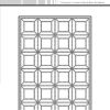 SBD454 Simple and Basic dies A7 - Tiles coverplate chokoladebar firkanter baggrund