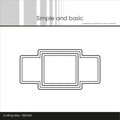 SBD465 Simple and Basic die Bellybelt - Masculine bælte til kort æsker bokse maskulint
