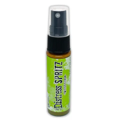 TDU86512 Tim Holtz Distress Spritz Twisted Citron spray med farve perlemorseffekt lime grøn