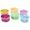 78746 Glitter Clay 6 ds. 20 ml. Ass. Farver glimmer ler formbar ler