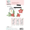 CCL-ES-CD858 Studio Light die Poinsettia julestjerne blomst