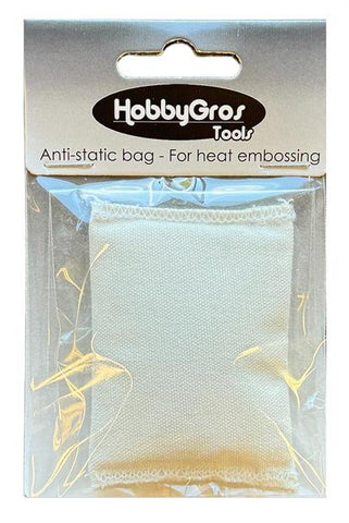 DØD MUS :-) HGT014 HobbyGros Tools Anti-Static Bag embossingoulver mormor pulver farmor pulver pude